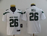 Youth Nike Jets 26 Le'Veon Bell White New 2019 Vapor Untouchable Limited Jersey,baseball caps,new era cap wholesale,wholesale hats